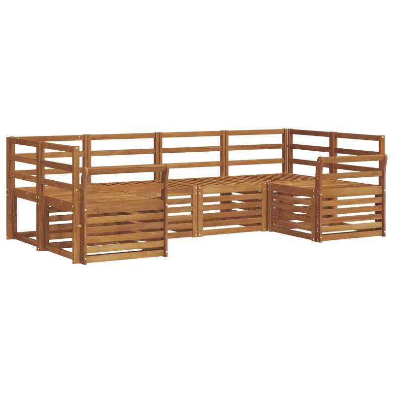 Sekcijos sofų komplektas 6 pcs Natūrali