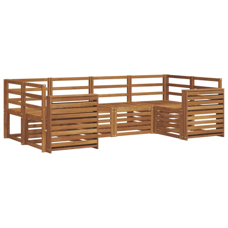 Sekcijos sofų komplektas 6 pcs Natūrali