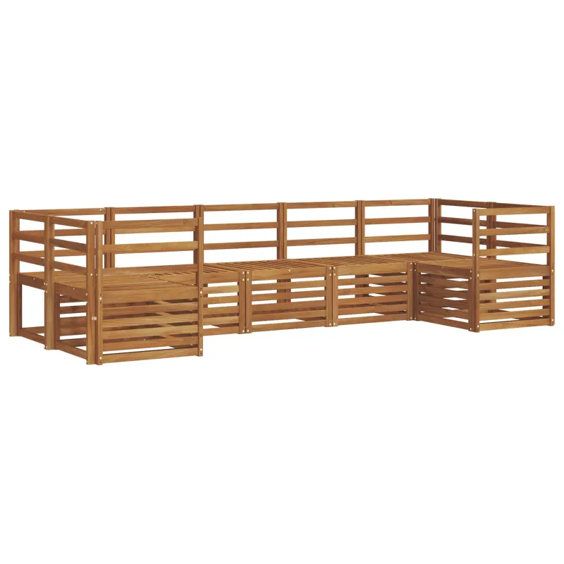 Sekcijos sofų komplektas 7 pcs Natūrali