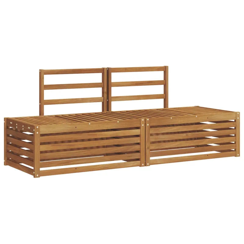 Lauko sofos komplektas 2 Vienetas Natūrali 182,5 x 63 x 73 cm