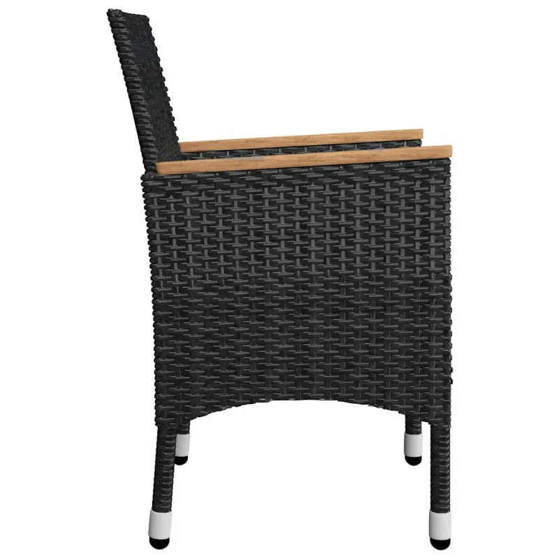 Sodo ruokailuryhmä, 9 osaa, musta