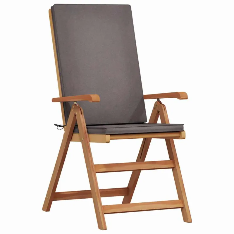 Sodo Kėdė 8 pcs Ruda ir pilka 57 x 71.5 x 104 cm