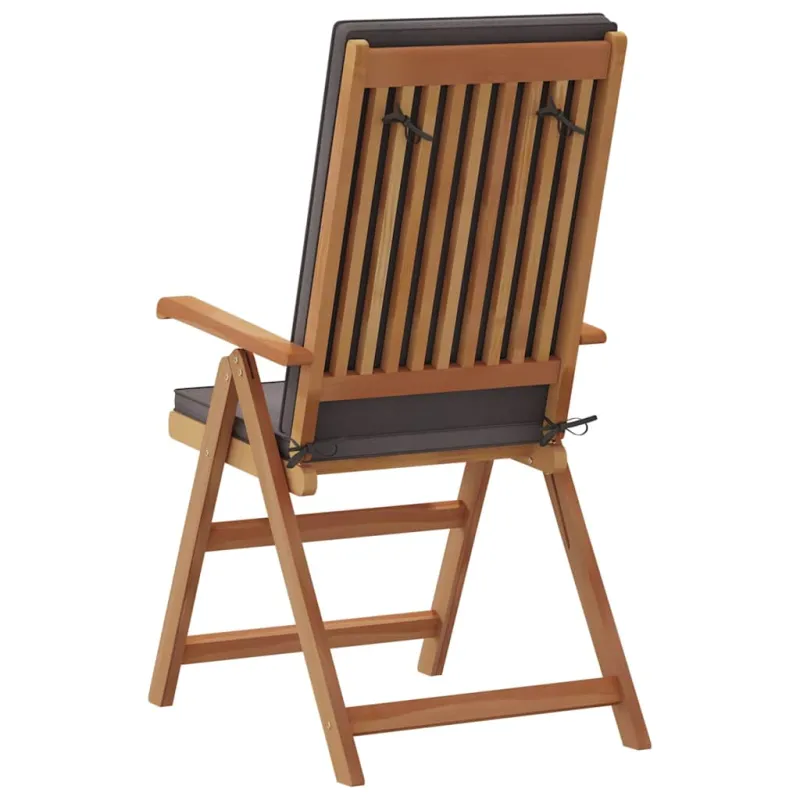 Sodo Kėdė 8 pcs Ruda ir pilka 57 x 71.5 x 104 cm