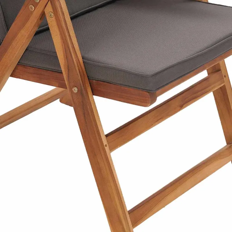 Sodo Kėdė 8 pcs Ruda ir pilka 57 x 71.5 x 104 cm