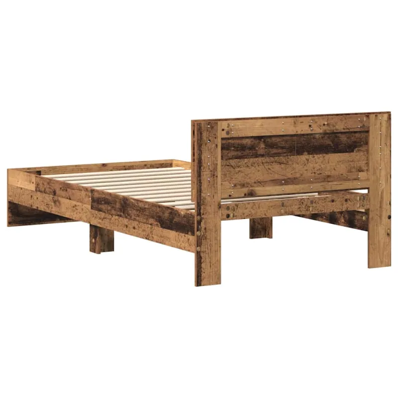 Lovos rėmas Senas medis 203 x 104 x 70 cm Apdirbta mediena