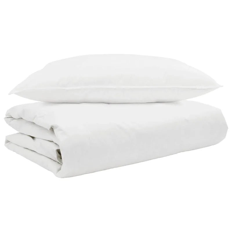 Vasaros antklodė su pagalve 2 pcs Balta Plunksna