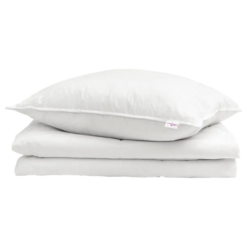 Vasaros antklodė su pagalve 2 pcs Balta Plunksna