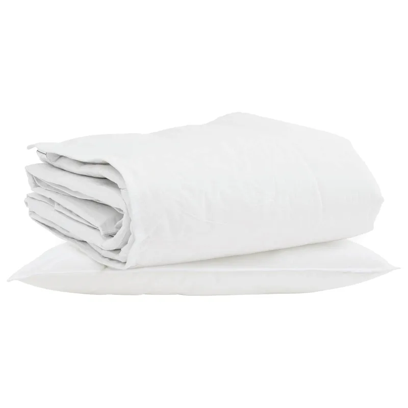 Žiemos antklodė su pagalve 2 pcs Balta Plunksna