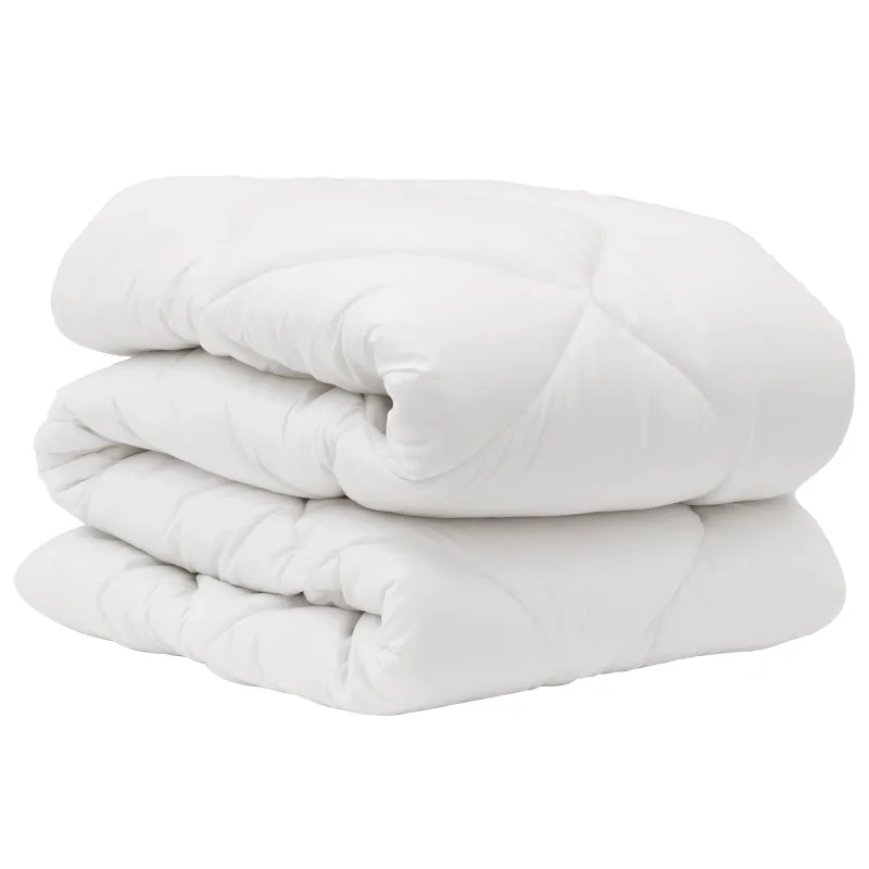 Antklodė su pagalve 2 pcs Balta Mikropluoštas