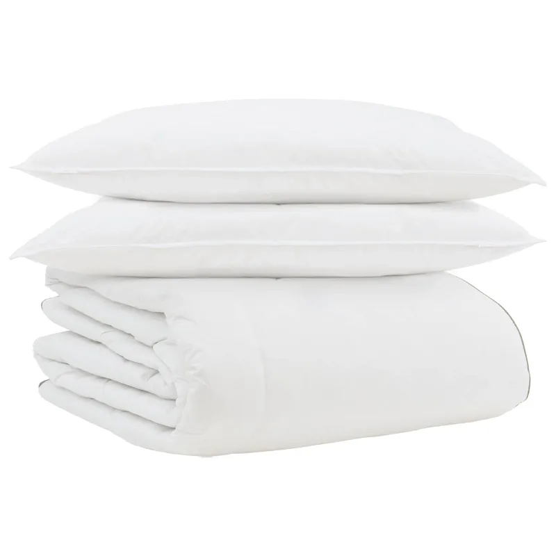 Žiemos antklodė su pagalve 3 pcs Balta Plunksna