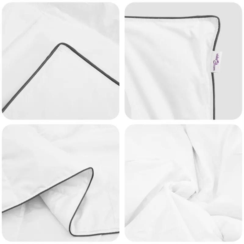 Žiemos antklodė su pagalve 3 pcs Balta Plunksna
