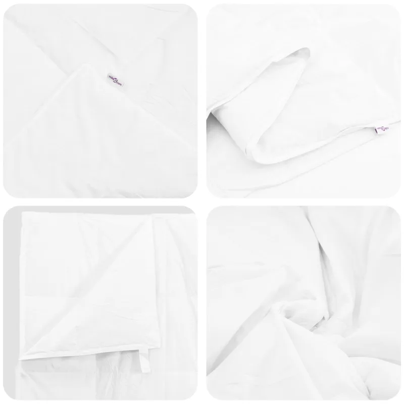 Antklodžių rinkinys su pagalve 3 pcs Balta Plunksna