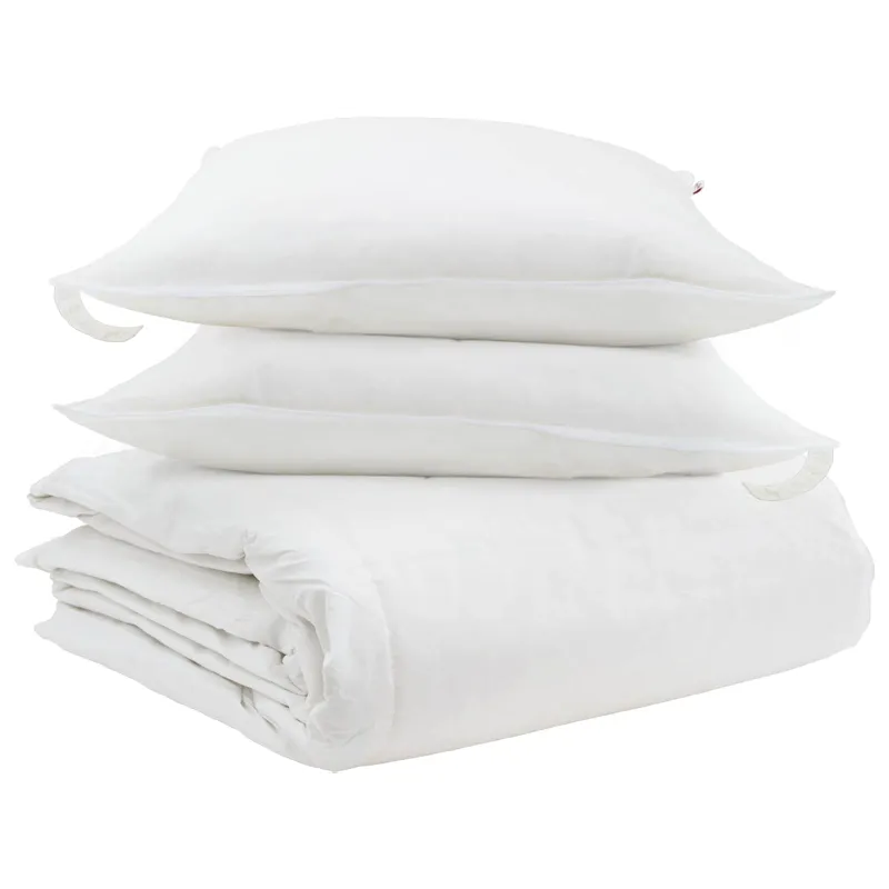 Antklodžių rinkinys su pagalve 3 pcs Balta Plunksna