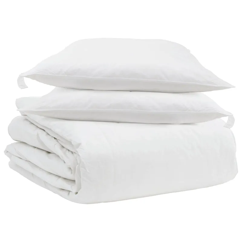 Antklodžių rinkinys su pagalve 3 pcs Balta Plunksna