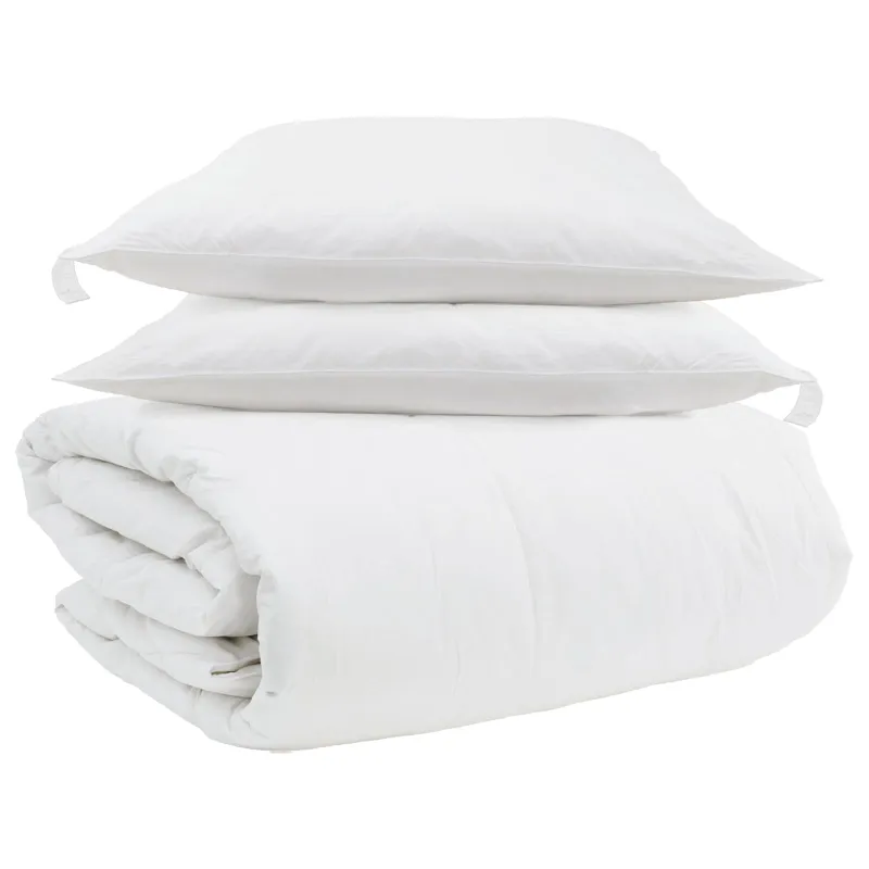 Antklodžių rinkinys su pagalve 3 pcs Balta Plunksna