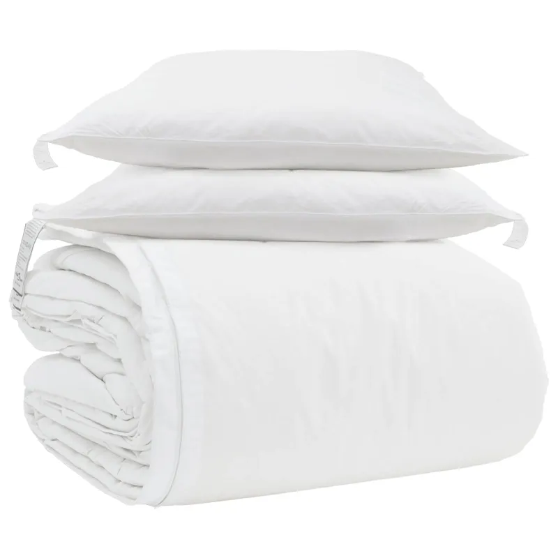Antklodžių rinkinys su pagalve 3 pcs Balta Plunksna
