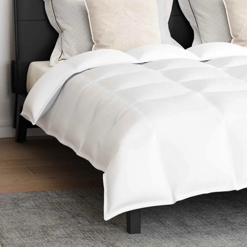 Antklodžių rinkinys su pagalve 3 pcs Balta Plunksna
