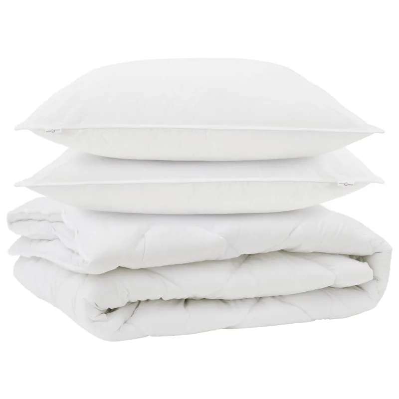 Visų sezonų šiltas vizitinės 3 pcs Balta Mikropluoštas