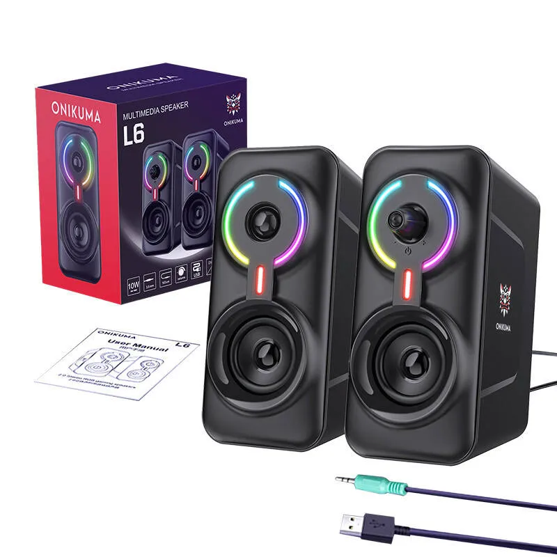 ONIKUMA L6 Multimedia Gaming Speaker with BT5.0 universal