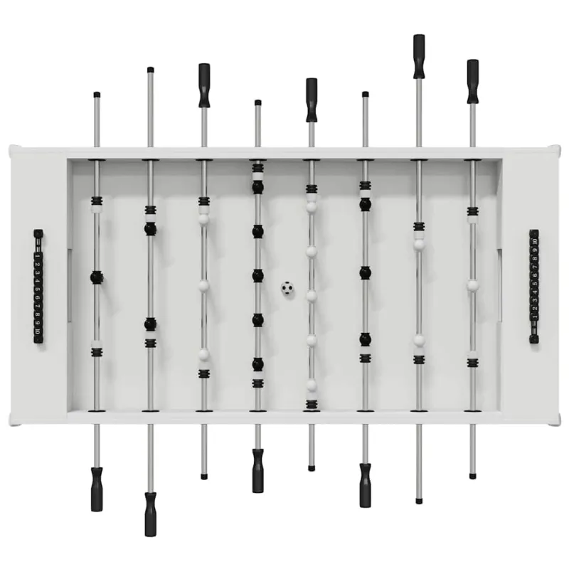 Fuzbolas stalas Baltas 146,5 x 74 x 85 cm Apdirbta mediena