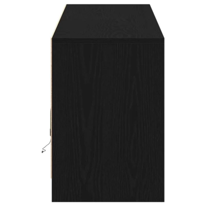 TV vienetai 2 pcs Juoda 180 x 34 x 50 cm Apdirbta mediena