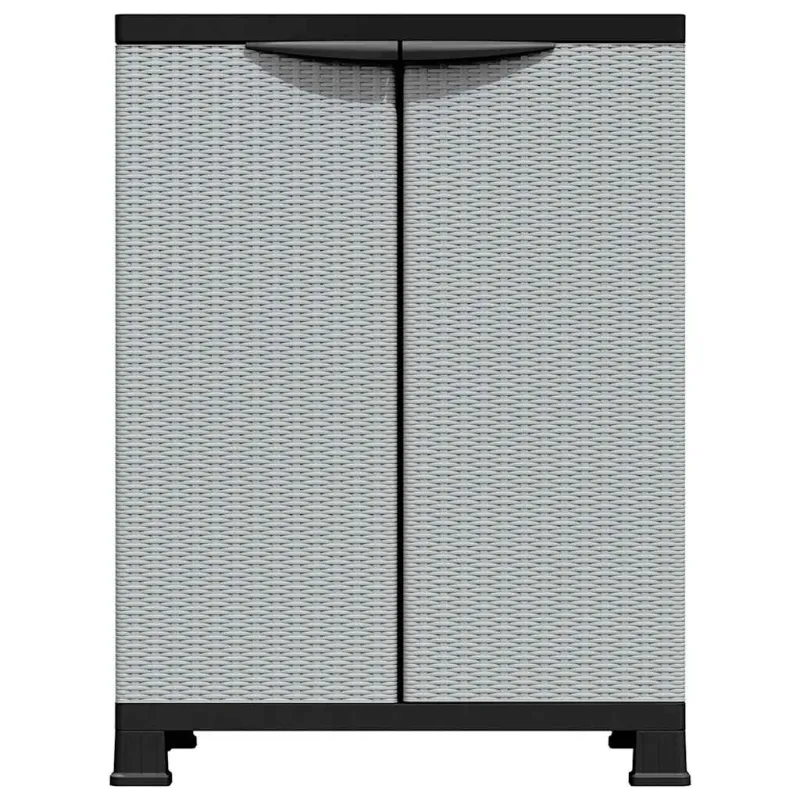 Plastikinė spintelė, 68x39x92cm, ratano dizaino