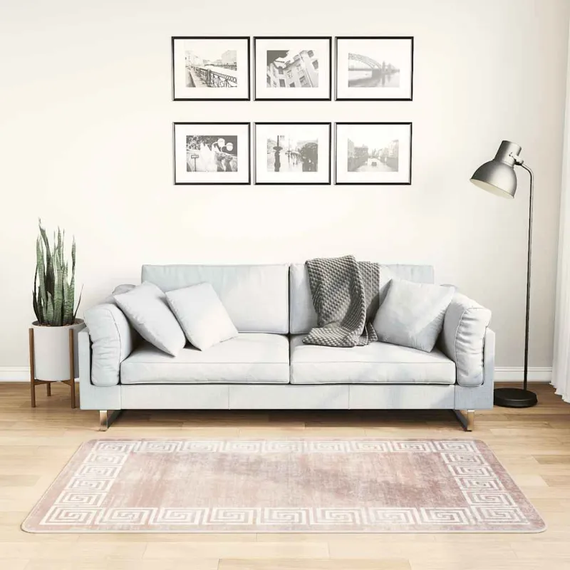 Kilimas, smėlio spalvos, 80x150cm, skalbiamas