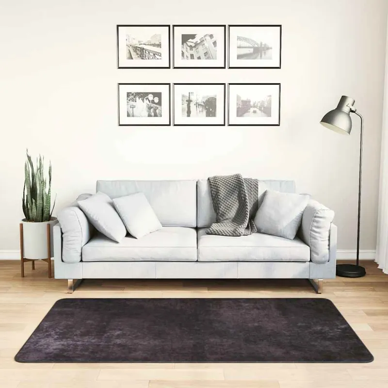 Kilimas, antracito spalvos, 80x150cm, skalbiamas