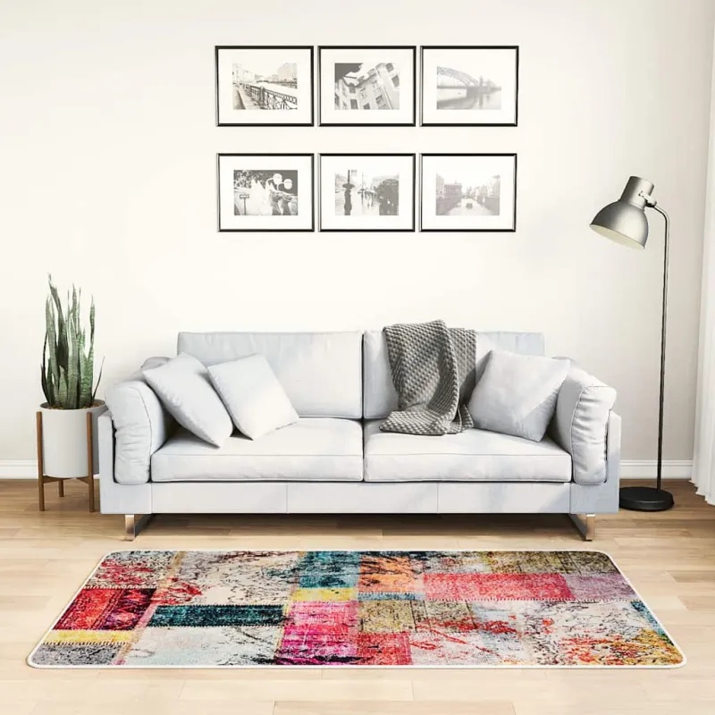 Kilimas, spalvotas, 80x150cm, skiautinio dizaino