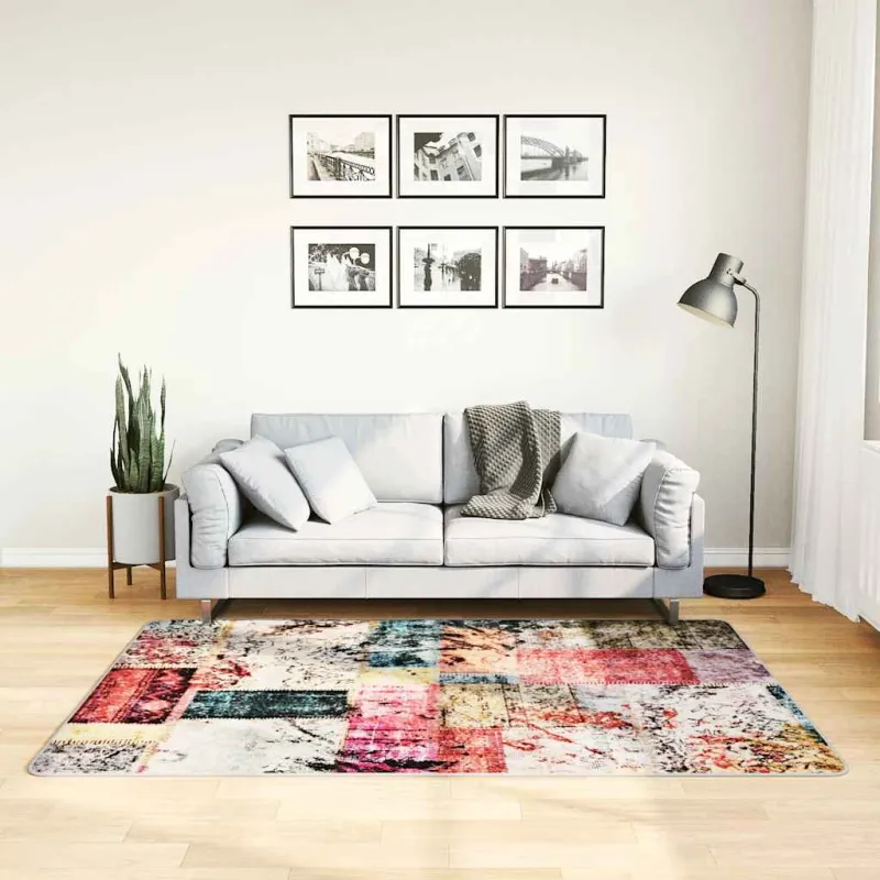 Kilimas, spalvotas, 120x180cm, skiautinio dizaino