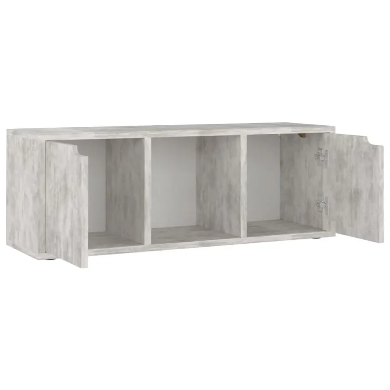 Televizoriaus spintelė, betono, 88,5x27,5x30,5cm, mediena