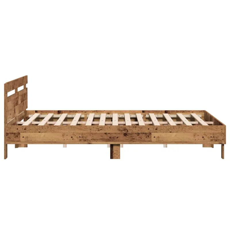 Lovos rėmas Senas medis 203 x 185 x 70 cm Apdirbta mediena