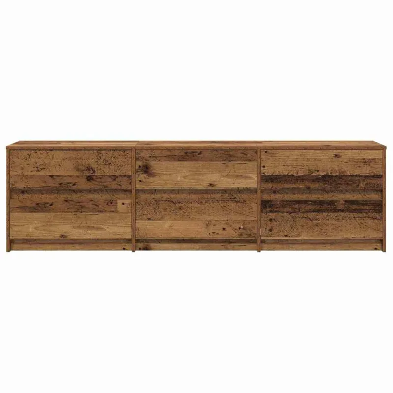 TV vienetai 2 pcs Senovinis medis 180 x 34 x 50 cm