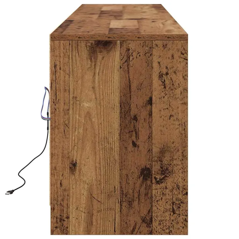 TV vienetai 2 pcs Senovinis medis 180 x 34 x 50 cm