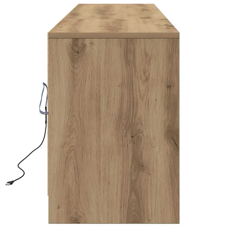 TV vienetai 2 pcs Amatininkų ąžuolas 180 x 34 x 50 cm