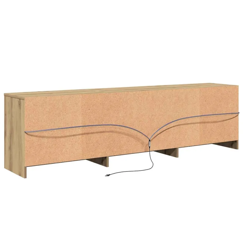 TV vienetai 2 pcs Amatininkų ąžuolas 180 x 34 x 50 cm