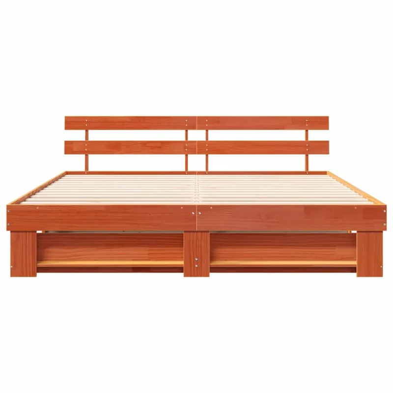 Lovos rėmas Ruda 180 x 200 cm Kietos pušies mediena