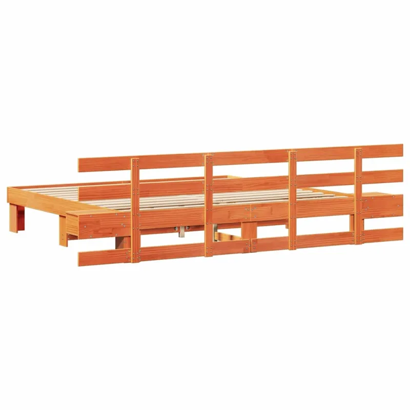 Lovos rėmas Ruda 200 x 200 cm Kietos pušies mediena