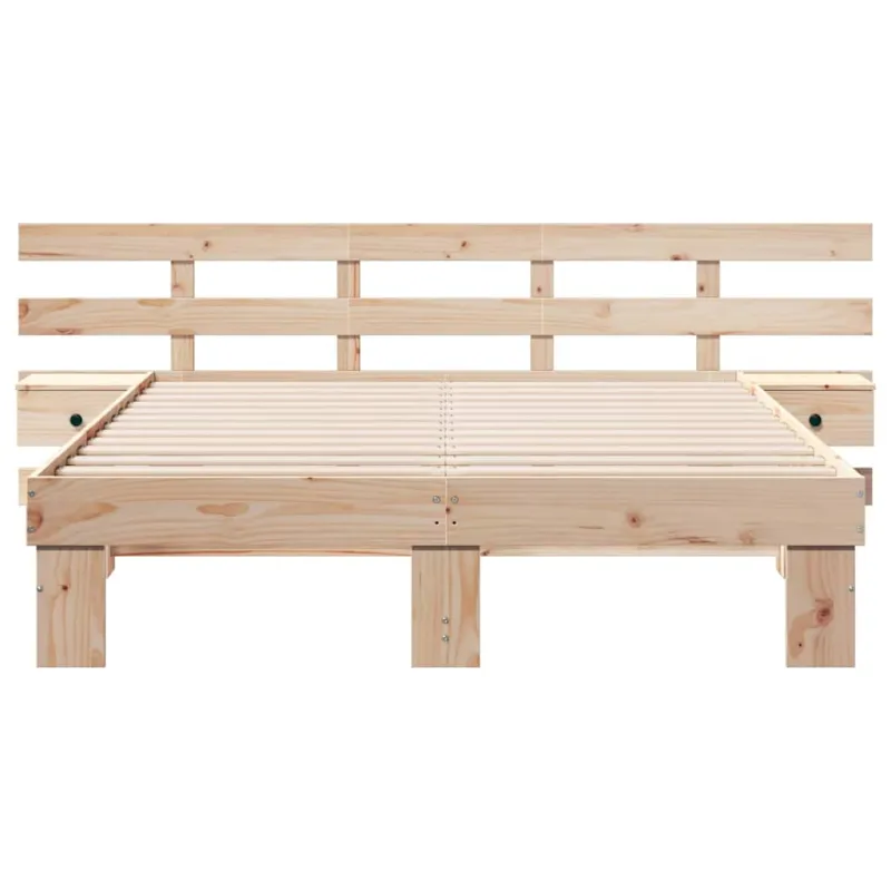 Lovos rėmas Ruda 150 x 200 cm Kietos pušies mediena