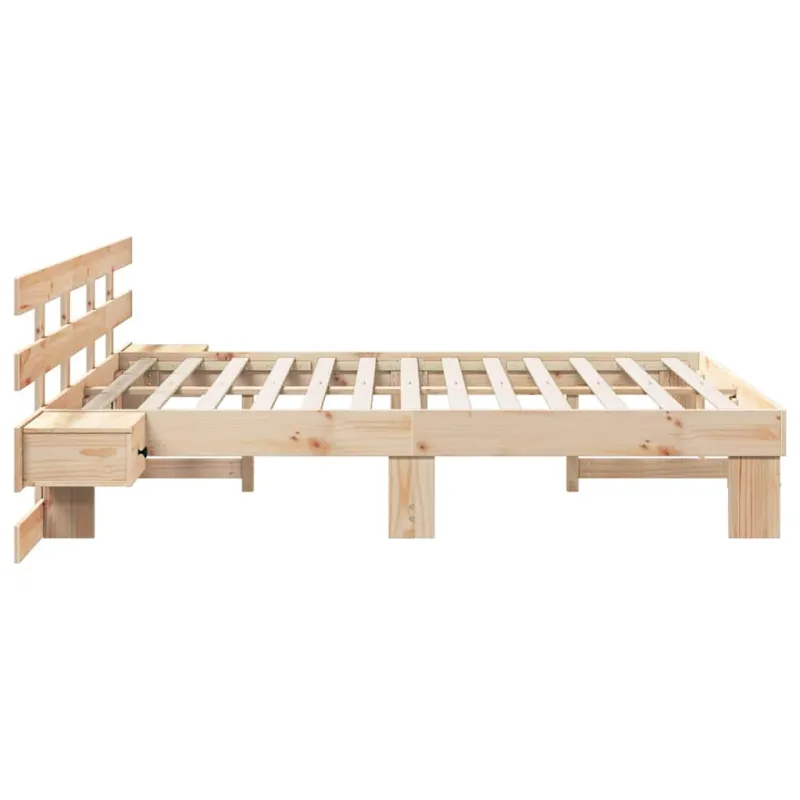 Lovos rėmas Ruda 150 x 200 cm Kietos pušies mediena