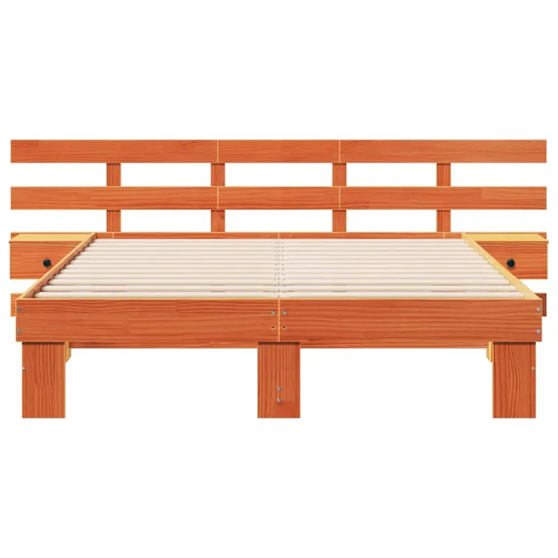 Lovos rėmas Ruda 150 x 200 cm Kietos pušies mediena