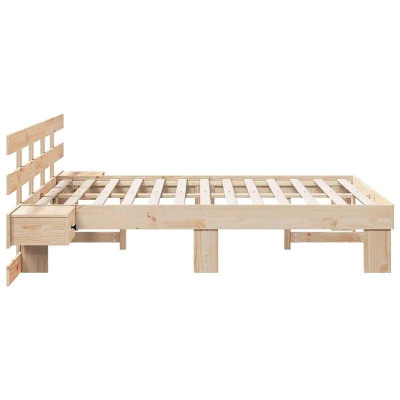 Lovos rėmas Ruda 135 x 190 cm Kietos pušies mediena