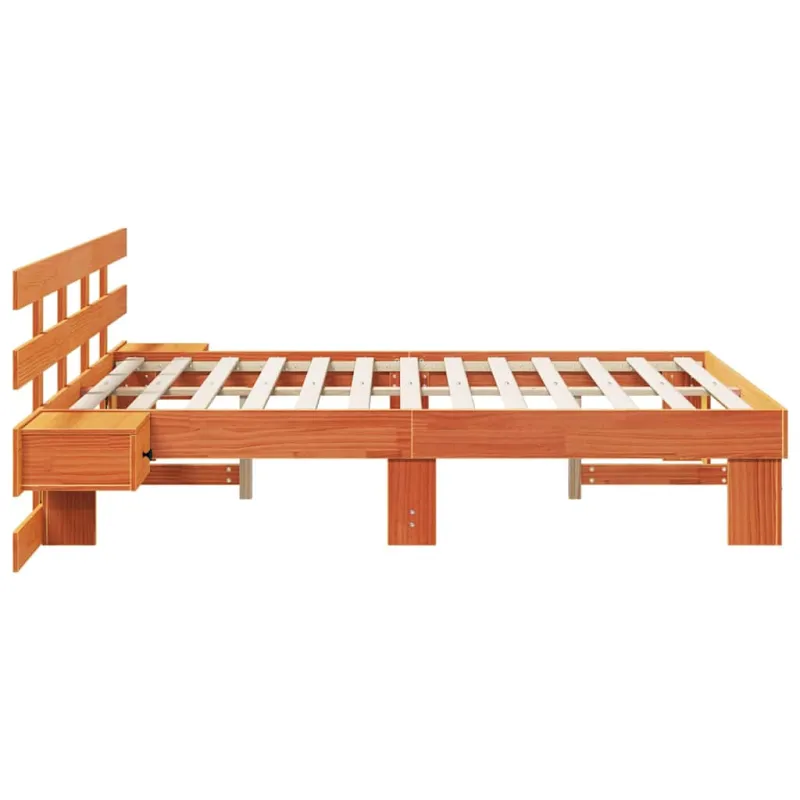 Lovos rėmas Ruda 135 x 190 cm Kietos pušies mediena