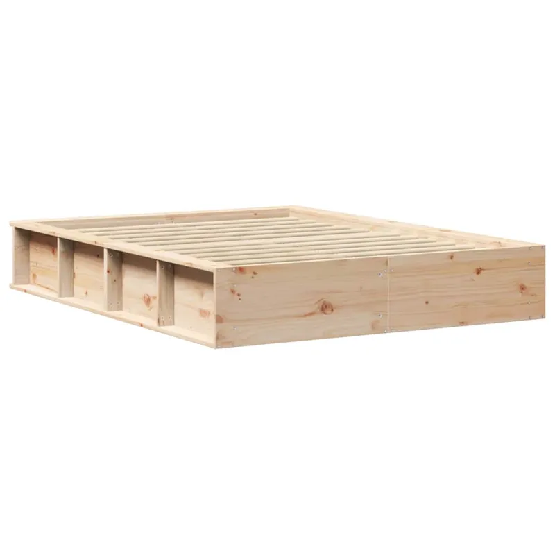 Lovos rėmas Ruda 140 x 190 cm Kietos pušies mediena