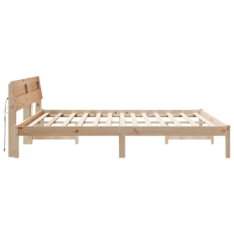 Lovos rėmas Ruda 200 x 200 cm Kietos pušies mediena