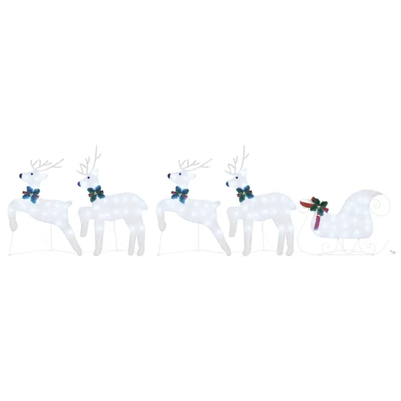 LED elniai 5 pcs Sidabro audinys