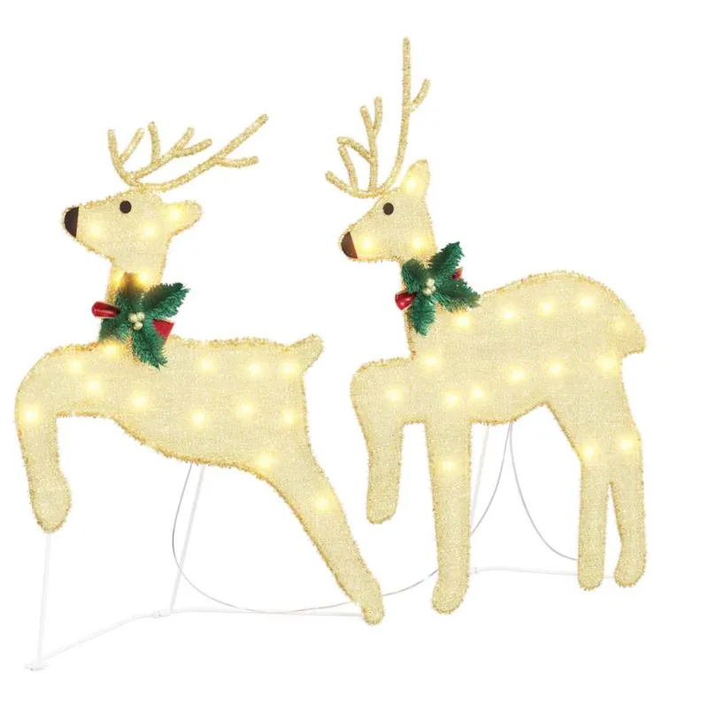 LED elniai 7 pcs Auksinė audinys