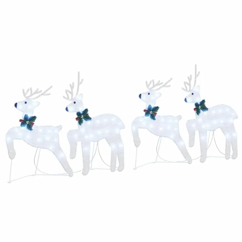 LED elniai 4 pcs Sidabro audinys