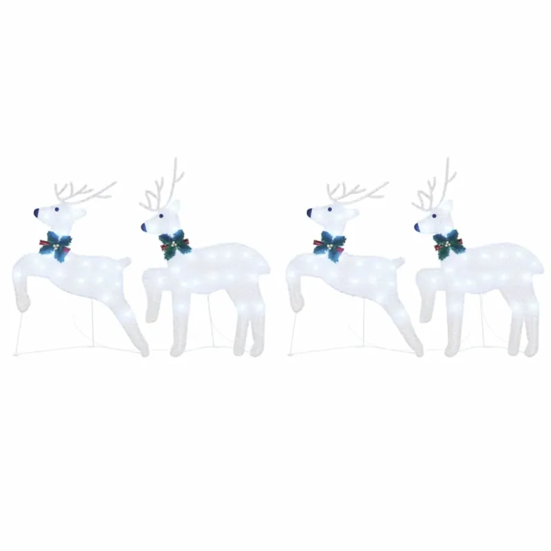 LED elniai 4 pcs Sidabro audinys