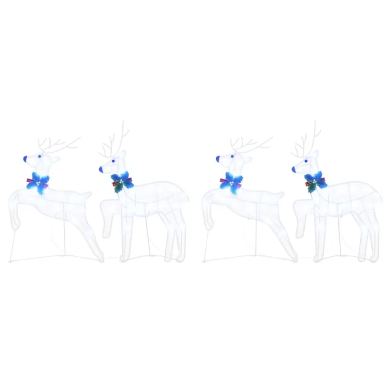 LED elniai 4 pcs Balta audinys